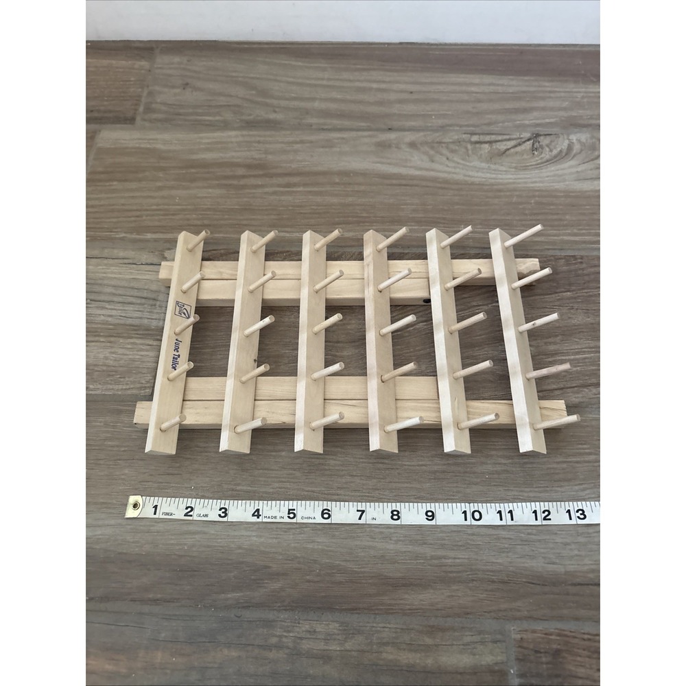 June Tailor Bobbin Spool Rack - 30 Spool Thread Holder /Bobbin Storage Rack - Picture 4 of 5